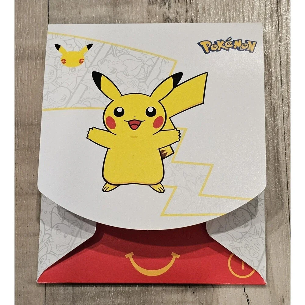 Pokemon TCG 25th Anniversary EMPTY Lot Of 8+ 3 Pack Bundle Promo McDonald's 2021